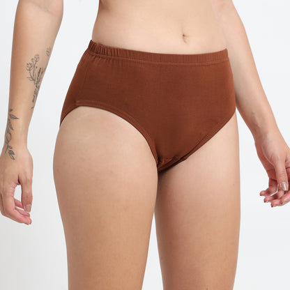 DUJE-Women’s Lycra Panty IE (1-Piece – Brown)