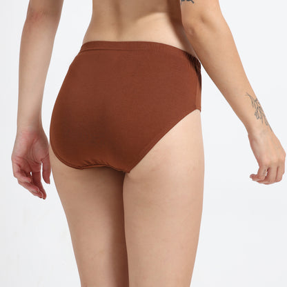 DUJE-Women’s Lycra Panty IE (1-Piece – Brown)