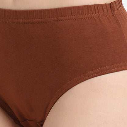 DUJE-Women’s Lycra Panty IE (1-Piece – Brown)