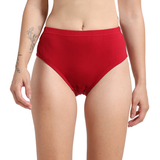 DUJE-Women’s Lycra Panty IE (1-Piece – Red)