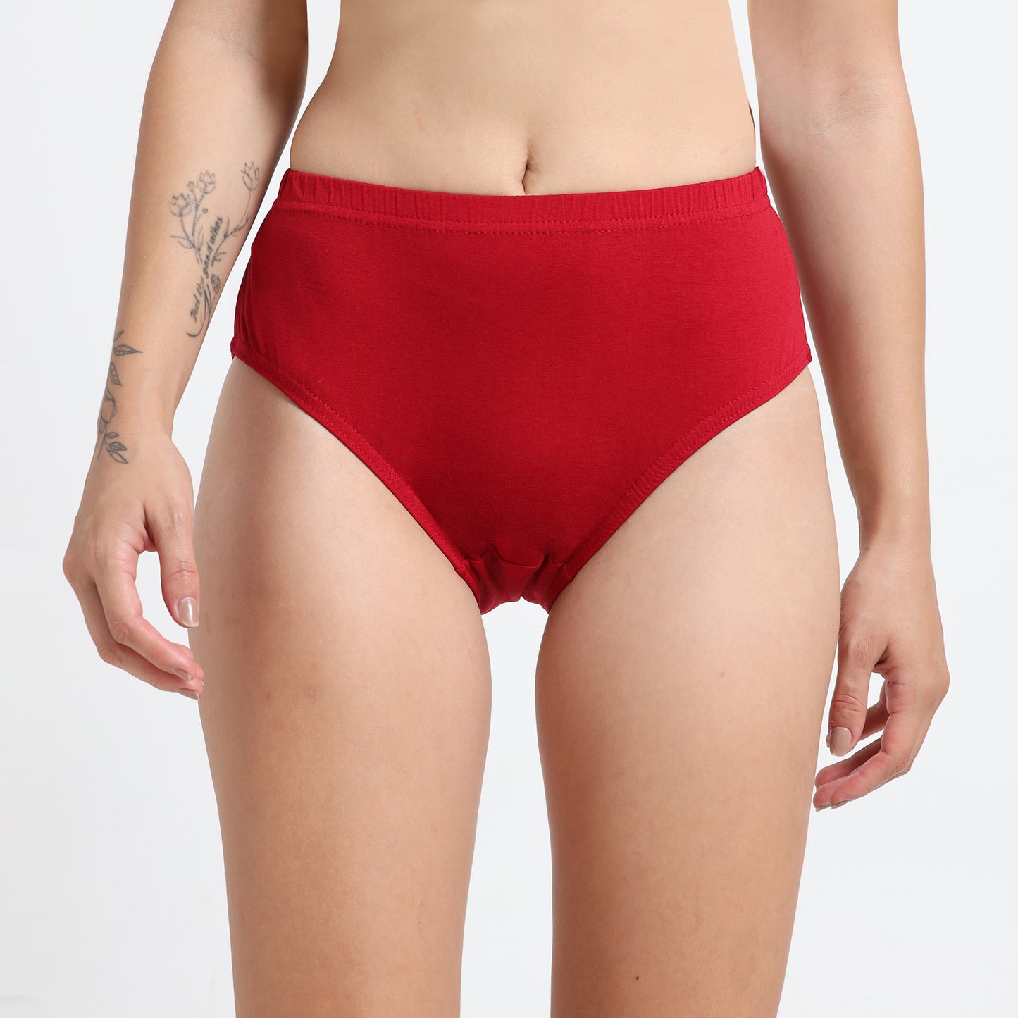 DUJE-Women’s Lycra Panty IE (1-Piece – Red)