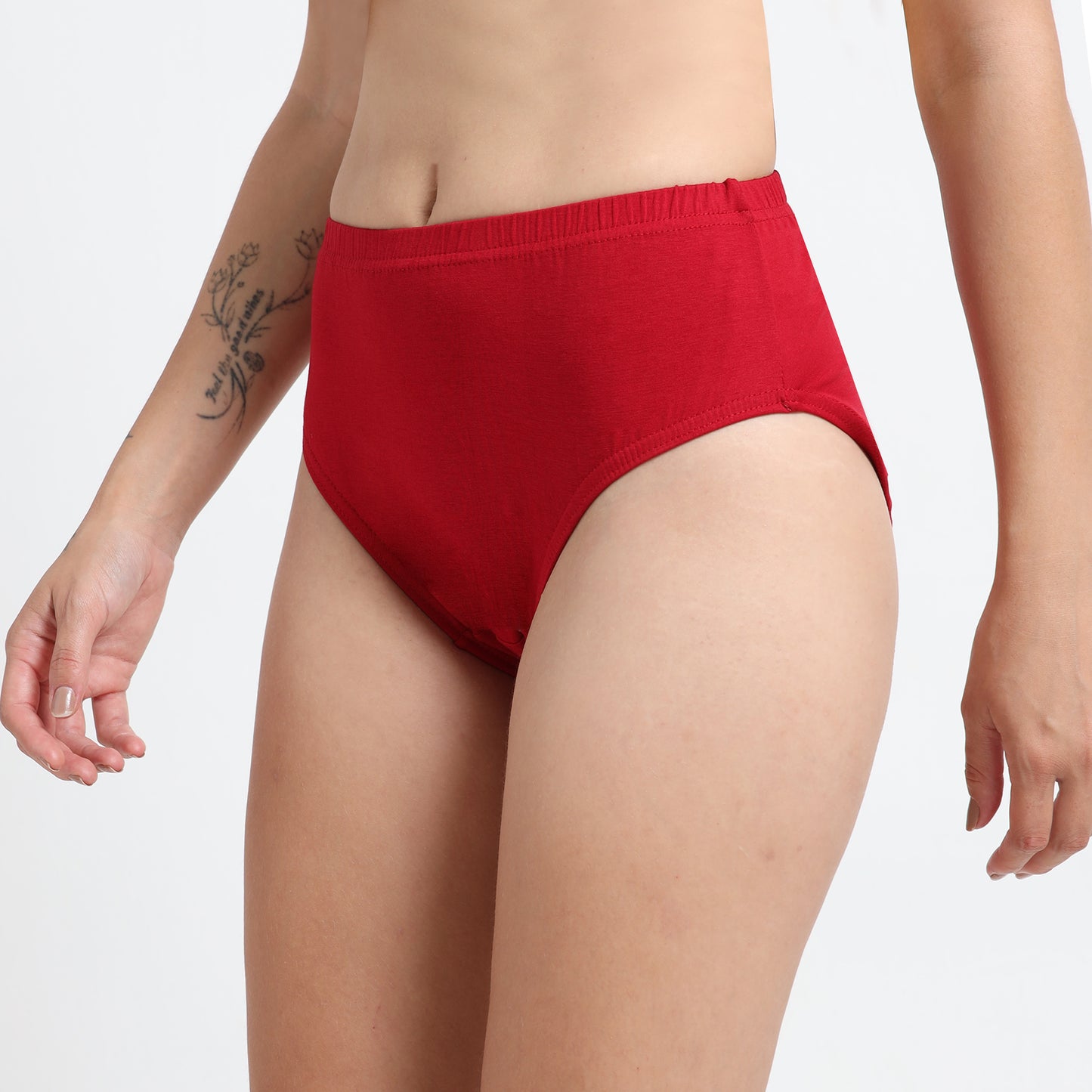 DUJE-Women’s Lycra Panty IE (1-Piece – Red)
