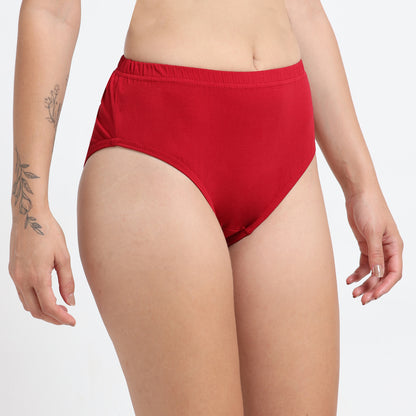 DUJE-Women’s Lycra Panty IE (1-Piece – Red)
