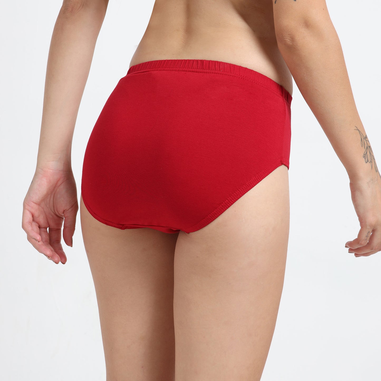 DUJE-Women’s Lycra Panty IE (1-Piece – Red)