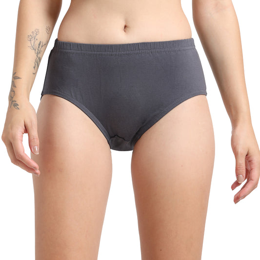 DUJE-Women’s Lycra Panty IE -1-Piece – Grey