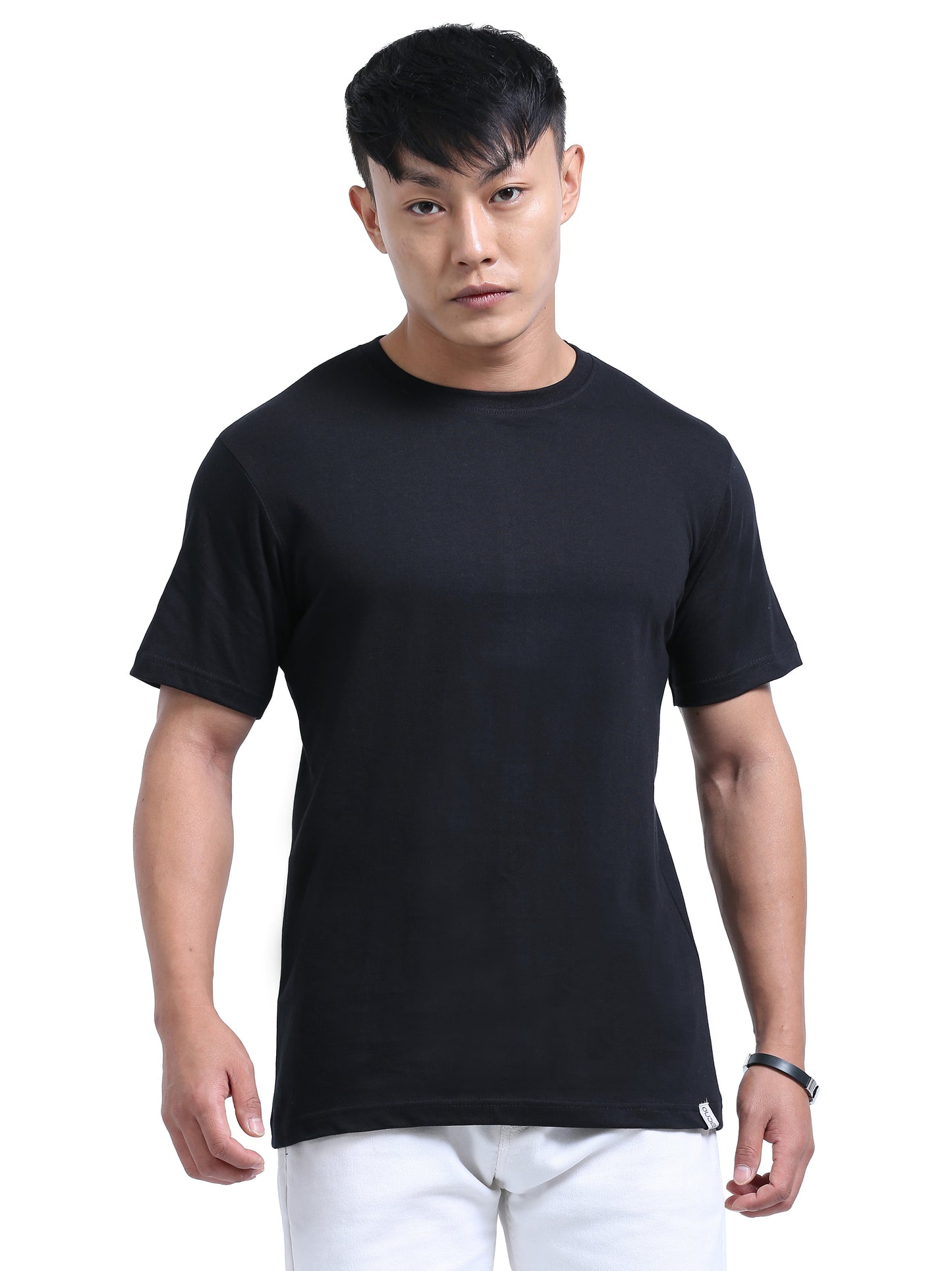 DUJE- Men's Daily Wear T-Shirt | Black