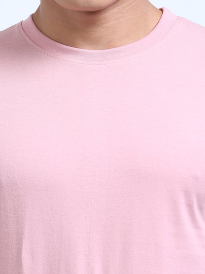 DUJE -Men's Daily Wear T-Shirt | Peach